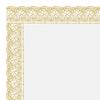 DASVILLA 4-6 Seater Rectangular Transparent Dining Table Cover (Gold, 54X78 Inches,Polyvinyl Chloride, Pack of 1) view 3