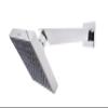 Aquieen SS Rain Overhead Shower 100 mm with 9" SS square shower arm & Wall Flange (Silver view 3