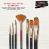 KAMAL Artist Quality Mix Brush Set for Acrylic Painting, Oil Painting (Mix Essential Set of 7) view 4