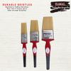 KAMAL Flat CHAPTA(WASH) Synthetic Premium RED and Black Handle Brush Set of 3(25mm, 38mm, 50mm) view 3