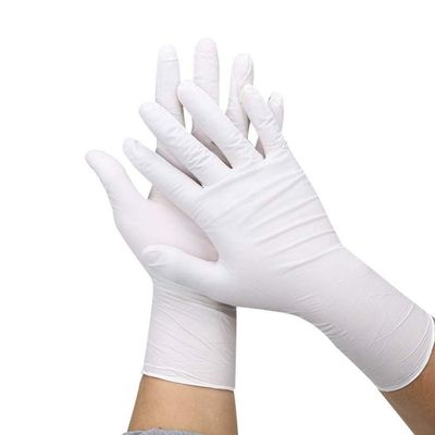 Seebuy Yellow Rubber Hand Glvoes For House Hold And Kitchen Use Multi Purpose Very Usefull Gloves For Men Women Industrial Contruction Workers (white)