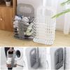 Toriox Magic Sticker Plastic Multipurpose Hanging Laundry Basket for Washing Machine Kids Dirty Clothes Storage Bathroom Bedroom Laundry Basket Toiletry Organization Washing Bin Home Essential view 4