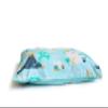 Silverlinen 100% Cotton Snooze & Roar Dinosaur Single Pillow Cover with Piping for Kids Room for Boys and Girls (Pillow NOT Included) - Blue (Size: 18 x 27 Inches) view 2