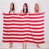 THARUNSHA ELITE Quick Dry Ultra Soft Pure Cotton 500 GSM Jumbo Size Terry Towel/Beach Towel/Hair Towel/Gym Towel/Swimming Pool Towel - Set of 1 pc- (35 inch X70 Inch/180 cm x 90 cm) Pink view 1