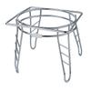 PRAMUKH FASHION Fancy Water Pot and Matka Stand Stainless Steel Pot Stand Kitchen Rack Chrome Plated Plant Pot Stand view 1