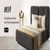 BEVI - Home Premium Self Striped Single Bedsheet with 1 Pillow Cover 300 TC Ultra-Soft 300 TC Microfiber Bed Sheet| Size (60" x 90") Yellow view 3