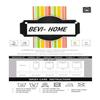 BEVI - Home Premium Self Striped Single Bedsheet with 1 Pillow Cover 300 TC Ultra-Soft 300 TC Microfiber Bed Sheet| Size (60" x 90") Yellow view 4
