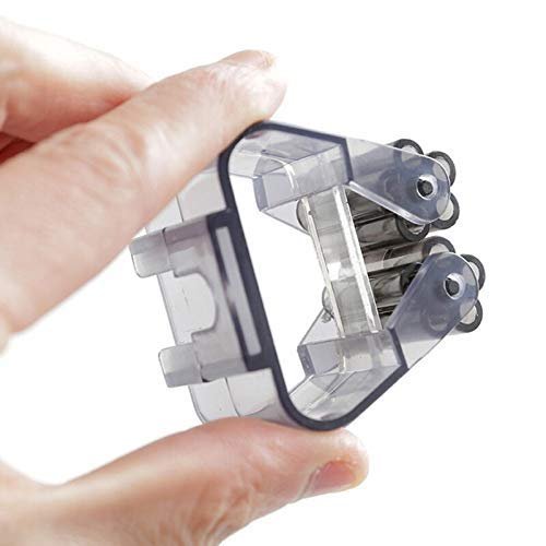 Plastic Wall Mounted Mop & Broom Hanger Holder Organizer (Silver) (4)
