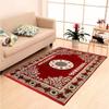 Zesture Bring Home Traditional 6D Floral Design Multipurpose Living Room, Bedroom, Kitchen, Picnic, Praying Modern Carpet (Maroon, 4.5 x 6 Feet) view 3