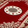 Zesture Bring Home Traditional 6D Floral Design Multipurpose Living Room, Bedroom, Kitchen, Picnic, Praying Modern Carpet (Maroon, 4.5 x 6 Feet) view 4
