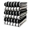 Pixel Home Superior Cotton Multi-Purpose Kitchen/Cleaning Towel/Waffle Dish Cloth (Black and White)(Pack of 6) view 1