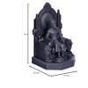 Plastic Chhatrapati Military Shivaji Maharaj Statue, X-Small, Black, 1 Piece view 3