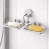 ZANORD Bathroom Hardware Accessories,Heavy Duty Stainless Steel - AISI 304,Chrome Polished Finish (Thor, Double Soap Dish) view 2