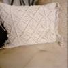 Cottoncube 16x16 Macrame Cushion Cover Throw Pillow Handknitted Floor Cushion Large Size Cotton Boho Style view 2