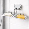 ZANORD Bathroom Hardware Accessories,Heavy Duty Stainless Steel - AISI 304,Chrome Polished Finish (Trezor, Double Soap Dish) view 2