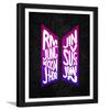 Chaka Chaundh Synthetic Wood Well-matched Jin, RM, J-Hope, Suga, V, Jimin, and Jungkook BTS Army Glass Frame Photo Poster for Girls (Black , 34 x 27 x 4 cm) view 1