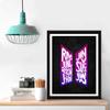 Chaka Chaundh Synthetic Wood Well-matched Jin, RM, J-Hope, Suga, V, Jimin, and Jungkook BTS Army Glass Frame Photo Poster for Girls (Black , 34 x 27 x 4 cm) view 2
