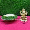 RAMA METAL Brass Ganesh Idol and CHOWKI Stand view 2