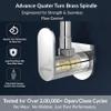 Plantex Pure Brass Angle Valve for Bathroom/Angle Cocke with Wall Flange and Teflon Tape -7 Year Warranty by Plantex -(ORN-205-Chrome) view 3