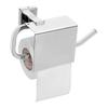 CHOSEN Stainless Steel 304 Toilet Paper Holder with Lid for Bathroom, Tissue Paper Holder, Bathroom Tissue Holder (Chrome Finish) view 3