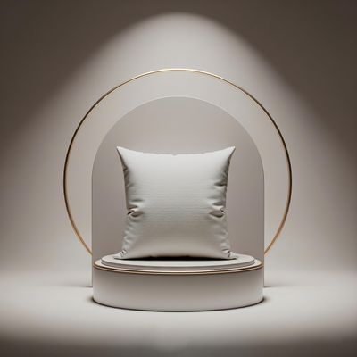YRM Bedding's 2 Pcs Solid Color Cotton Decorative Cushion Cover 400-TC 100% Egyptian Cotton for Sofa Throw Cushion Covers (14x14) inches - Silver Grey
