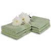 Divine Overseas Cotton Yarn, Soft, Extra Absorbent & Durable GSM 600 Face Towel Set (Pack of 6, Sage Green) view 2