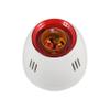 Duravolt Mini Dlux Bulb Holder for Wall, B22 Batten Lamp Holder for Led/Electric Bulb for Home, White & Red, With Screws (Pack of 10) view 2