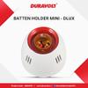 Duravolt Mini Dlux Bulb Holder for Wall, B22 Batten Lamp Holder for Led/Electric Bulb for Home, White & Red, With Screws (Pack of 10) view 4