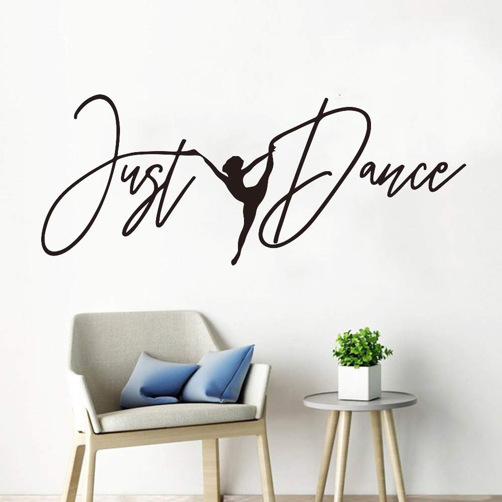 Gadgets WRAP Just Dance Wall Decals Teenage Room Home Decor Vinyl Living Room Interior Design Pattern Wall Stickers
