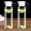 Water Jug 1.8 Litre, Stainless Steel/Wooden lid Air Tight Lid,Iced Tea Pitcher, Water Jug, Hot Cold Water, Milk and Juice Beverage Carafes (1.0L x 1) view 4