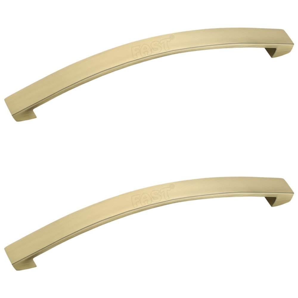 FAST CP14S Premium Heavy Brass Antique Cabinet Door Pull Handle 2cs for Home and Office Furniture Door (160MM)