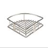A to Z 6mm Rod SS Corner Glossy for Bathroom/Kitchen/Home Dcor [ Size- 9" x 9", 12" x 12" ] (12" x 12" Inch) view 3
