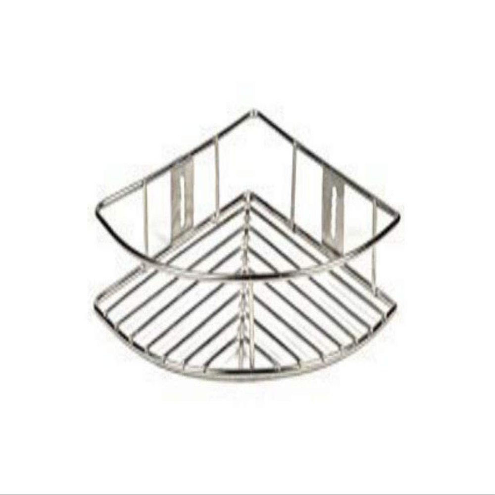 A to Z 6mm Rod SS Corner Glossy for Bathroom/Kitchen/Home Dcor [ Size- 9" x 9", 12" x 12" ] (9" x 9" Inch)