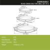 Lipka Wall Mounted Corner Shelf for Bathroom Multipurpose Bathroom Accessories Organizer Shelves (7 inch, 9 Inch, 11 Inch, Pack of 3, Transparent) view 2