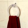 Lipka Unbreakable ABS Towel Ring  Wall Mounted Round Towel Holder Stand for Bathroom & Kitchen  Durable, Rust-Free, Space-Saving Towel Hanger view 1