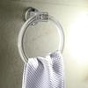 Lipka Unbreakable ABS Towel Ring  Wall Mounted Round Towel Holder Stand for Bathroom & Kitchen  Durable, Rust-Free, Space-Saving Towel Hanger view 3