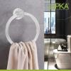 Lipka Unbreakable ABS Towel Ring  Wall Mounted Round Towel Holder Stand for Bathroom & Kitchen  Durable, Rust-Free, Space-Saving Towel Hanger view 4