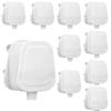 Duravolt Polycarbonate 3 Pin Plug Top 16 amp | ISI Marked | (White 6 cm x 4 cm x 2 cm) (Pack of 10) view 1