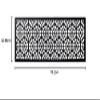 ATMAH Rubber Step mat Stars of Heaven, Size 9inch x 30inch (2) view 2