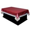 CASA-NEST Waterproof 2-4 Seater Dinning Table Cover with Leather Touch and White Lace (for Size 40x60 inches) (Width x Length) printed001 view 1