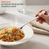 Parage 12 Pieces Stainless Steel Table Spoons Set with Round Edge, 18.5 cm, Tableware, Set of 12, Silver view 2