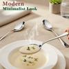 Parage 12 Pieces Stainless Steel Table Spoons Set with Round Edge, 18.5 cm, Tableware, Set of 12, Silver view 3