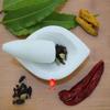 Saudeep India Hand Made Kharal, Khalbatta, Mortar and Pestl, Imam Dasta, Ohkli Musal, Okhli Masher Made of Makrana Marbel (8 Inch) view 4