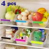 DHENU PRODUCTS Fridge Storage Basket Shelf Organiser Rack Space Saver Food Storage Refrigerator Drawer (Pack of 4,) view 1