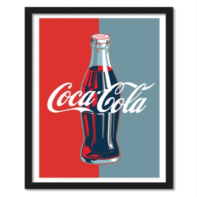 Good Hope Coca Cola Vintage Pop Art Framed Poster (10x13 Inch) For Room Office Home wall Decoration Bedroom Hotel Living Gift Painting sticker wallpaper Boys Hostel bar Restaurant Hotel Cafe