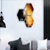 SAF paintings Set of 3 Hexagon Buddha UV Textured MDF Home Decorative Gift Item Painting 17 Inch X 17 Inch SANFHX05SMALL view 2