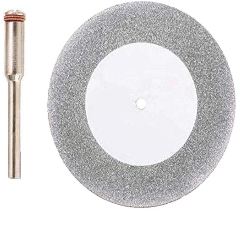 DIY Crafts Disc ?: 30mm, Pattern # A, 2 Pcs Discs & 2 Mandrel Diamond Cutting Wheel Cut Off Discs Coated Rotary Tools W/Mandrel for Dre(Disc ?: 30mm, Pattern # A)