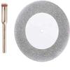 DIY Crafts Disc ?: 30mm, Pattern # A, 2 Pcs Discs & 2 Mandrel Diamond Cutting Wheel Cut Off Discs Coated Rotary Tools W/Mandrel for Dre(Disc ?: 30mm, Pattern # A) view 1