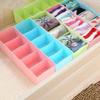 FLIPZON Multipurpose Plastic Storage Drawer Socks Undergarments Organizer, Stackable Drawer/Wardrobe Organiser Rack/For Ties/Jewellery And More (Small, 6 Pieces, Multicolour, 26.5 x 8.5 x 6.6 cm) view 3