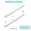 Mufasa LED Profile Light Under Cabinet Lighting Counter Lighting Wardrobe Lighting Ultra Slim (White , 6000K) (Pack of 1, 1 Feet / 4 Watts)(Aluminium) view 3